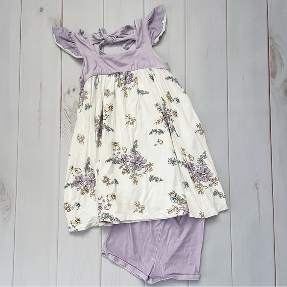 WDW Omi Jo Spring Floral Aunt Heart Tunic Set